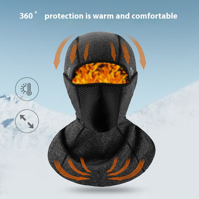 Gorro Térmico Forrado Doble Capa para Ciclismo, Esquí y Motociclismo - Image 4