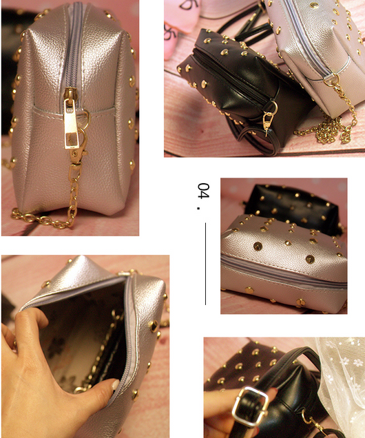 Bolso Mensajero Mujer con Remaches - Diseño Fashion Moderno - Image 6