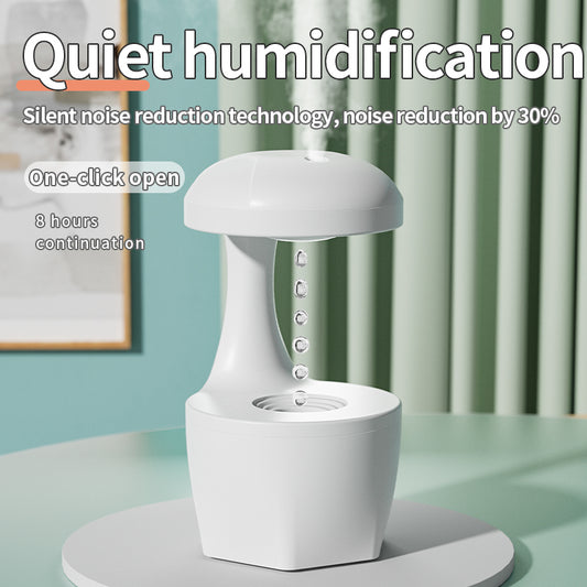 Humidificador Ultrasónico Portátil 800ml con Tecnología Anti-Gravedad y Aromaterapia USB