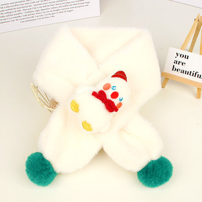 Babero Navideño Infantil con Pelaje Sintético de Conejo - Diseño Cartoon Unisex - Image 25