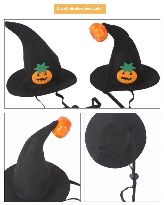 Sombrero de Calabaza Halloween para Gatos - Image 16