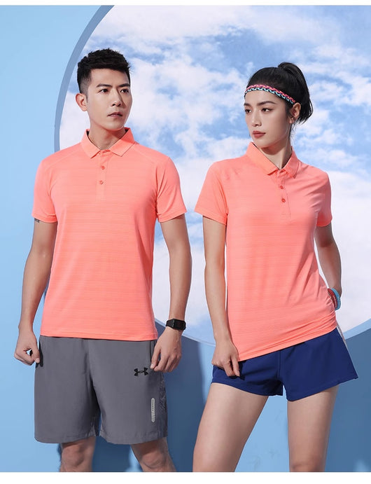 Polo Deportivo de Seda Cristal con Solapa - Secado Rápido para Actividades al Aire Libre - Image 15