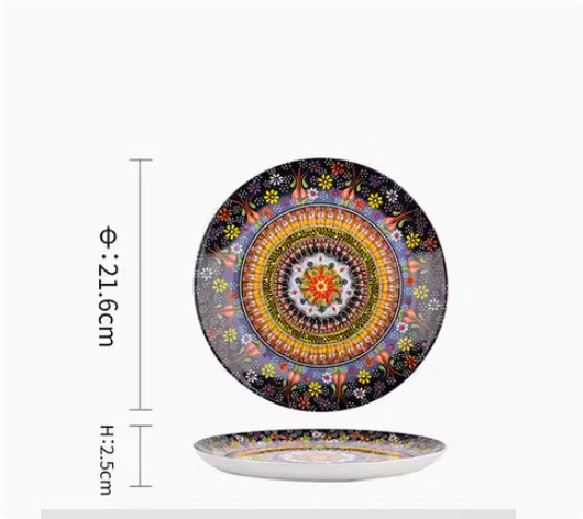 Vajilla Cerámica Bohemia con Diseño Artesanal - Image 40
