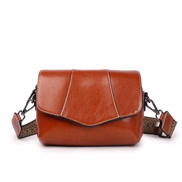 Bolso Crossbody de Cuero para Mujer con Cierre de Cremallera - Image 6