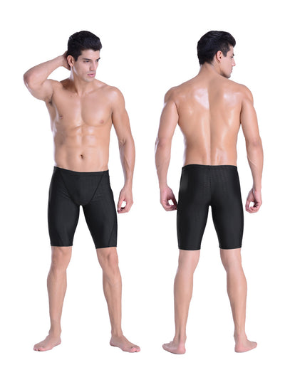 Bóxer de Natación Sharkskin Esquina Plana para Hombre Talla Grande - Image 4