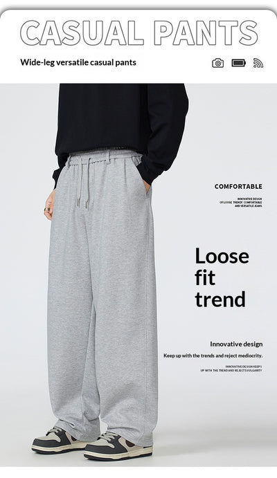 Pantalones de Chándal Holgados con Cordón Estilo Urbano Estadounidense - Image 9