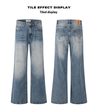 Jeans Vintage Rotos de Cintura Alta para Mujer - Azul Clásico - Image 10