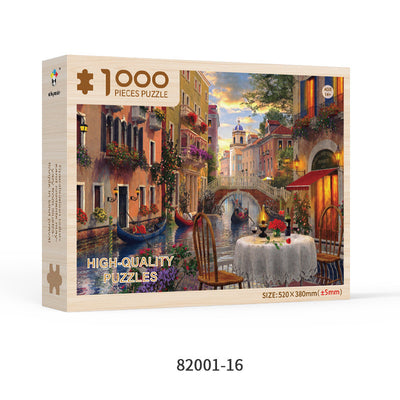 Puzzle de Madera para Adultos 1000 Piezas Formas Especiales Navidad Personalizado Juguete Educativo - Image 15