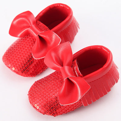 Zapatos para Bebé Niña Primavera Otoño con Suela Antideslizante y Moño Elegante - Image 8