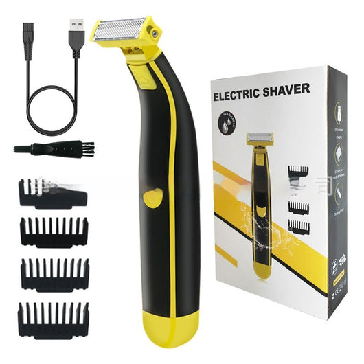 Afeitadora Eléctrica Recargable USB para Hombre - Cuerpo y Rostro Completamente Impermeable - Image 5