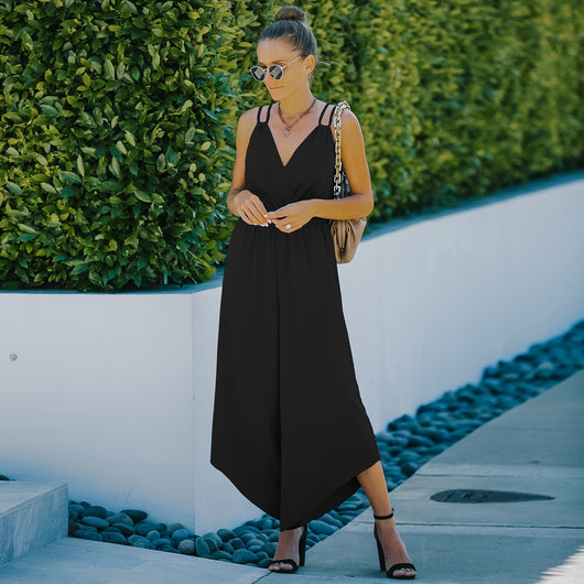 Jumpsuit Deportivo de Color Liso Estilo Europeo y Americano - Image 12