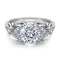 Anillo Chapado en Oro Rosado con Circonia Cúbica Champagne - Joya Resistente al Deslustre
