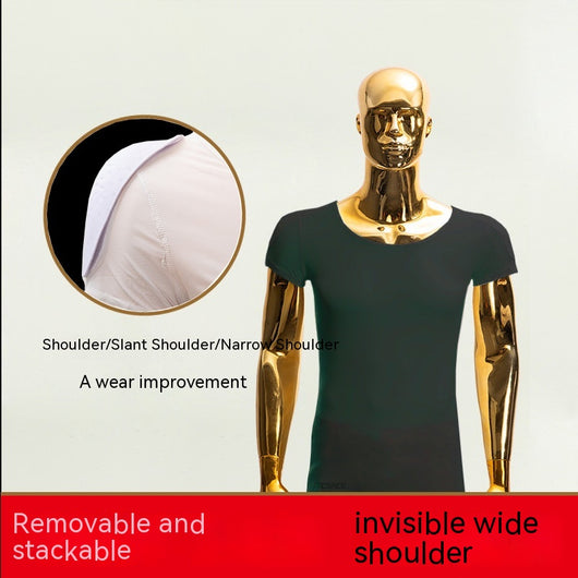 Camiseta Moldeadora con Relleno de Hombros Invisible para Hombre - Image 19