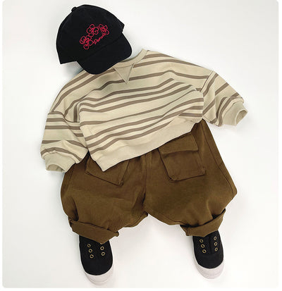 Playera Casual Oversize para Niños y Niñas con Hombros Caídos - Image 12