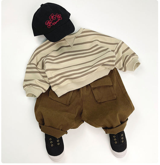 Playera Casual Oversize para Niños y Niñas con Hombros Caídos - Image 12