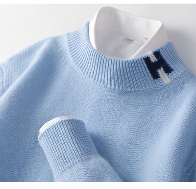 Suéter Jacquard Oversized de Lana - Tejido Casual y Trendy - Image 15