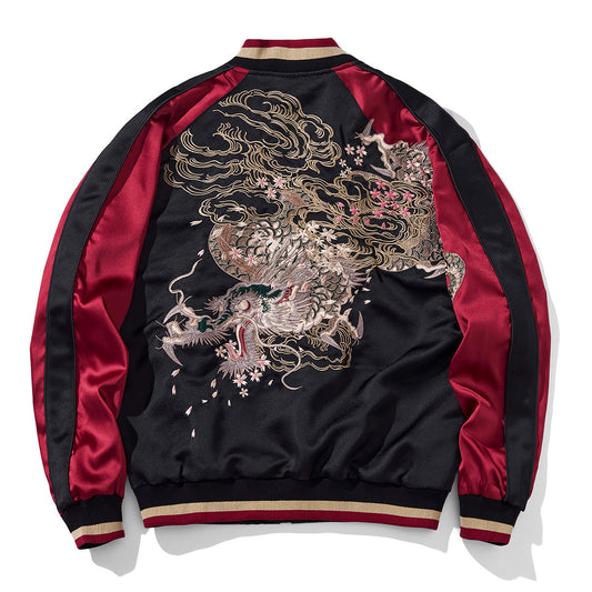 Chaqueta Suelta Bordada Estilo Chino para Hombre - Image 2