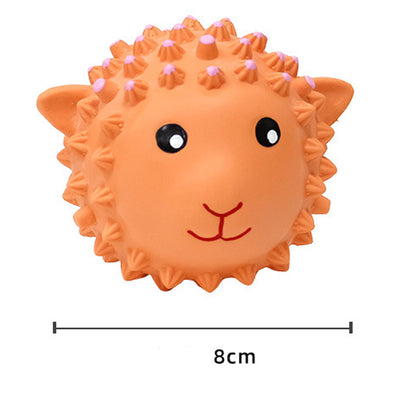 Juguetes Interactivos para Perros - Pelotas de Látex con Sonido Chirriante y Textura Espinuda - Image 7