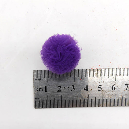 Colorful mesh ball rubber band hair ties in various shades like red, yellow, purple, pink, and blue. - Image 10