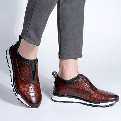 Tenis Casuales para Hombre con Acabado Brillante en Colores Vibrantes - Image 5