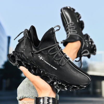 Tenis Casuales para Hombre con Cuero Microfibra Premium