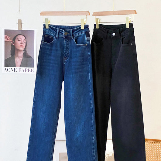 Jeans Vintage Artesanales con Bordado y Lavado Cálido