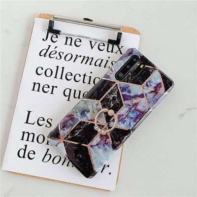 Funda para teléfono con mármol mosaico y acabado electrochapado - Image 11