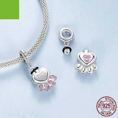 Dije de Pulsera Corazón Circón DIY - Diseña tu Accesorio Personalizado