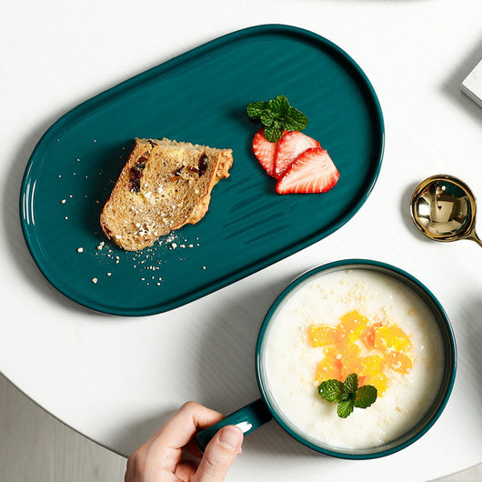 Juego de Platos y Tazas para Desayuno con Asa - Vajilla Creativa para el Hogar - Image 7