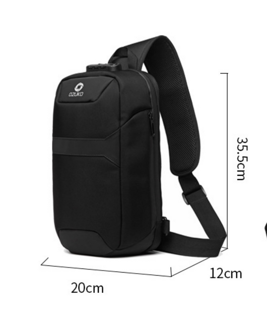 Bolsa Mensajera Deportiva Antirrobo con Compartimento de Pecho - Image 21