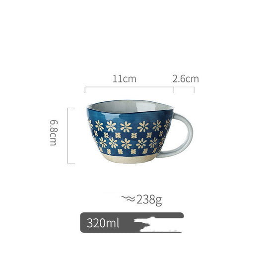 Taza de Cerámica Artesanal con Relieve Pastoril Retro - Image 17