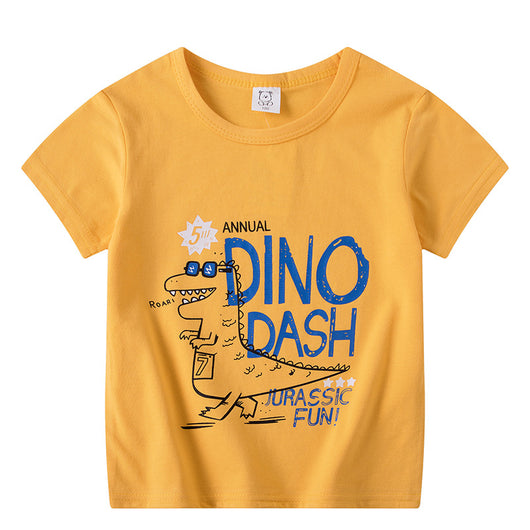 Playera Infantil de Manga Corta Unisex con Diseños Animados - Image 4