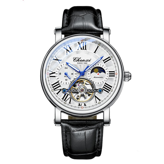 Reloj Mecánico Automático de Lujo con Esfera Hueca, Cristal Luminoso e Impermeable - Image 11