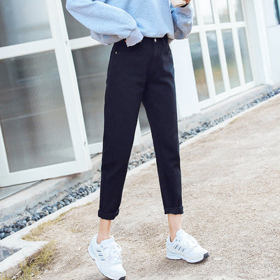 Jeans Rectos Cropped Cintura Alta - Image 3