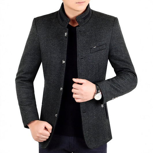 Chaqueta de Lana Premium para Hombre - Estilo Ejecutivo Otoño Invierno - Image 4