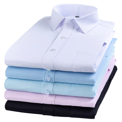 Camisa Ejecutiva a Rayas para Hombre - Manga Larga Primavera Otoño - Image 5