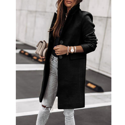 Abrigo de Lana con Botones - Elegancia Atemporal para Hombre - Image 7