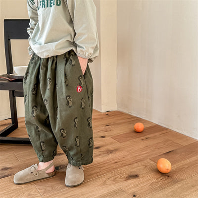 Pantalones Harem Infantiles con Estampado Divertido - Image 47