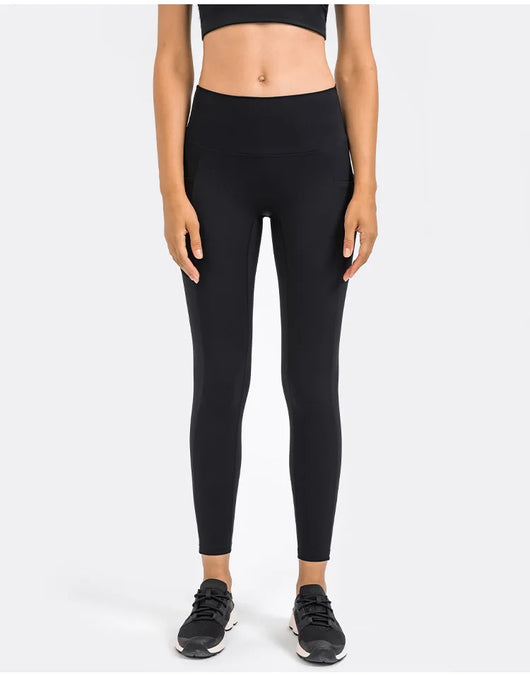 Pantalones Deportivos de Talle Alto con Compresión Abdominal para Correr - Image 16