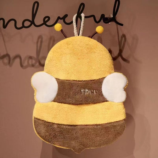 Toalla Infantil de Microfibra Coral con Diseño Panda y Abeja - Image 3