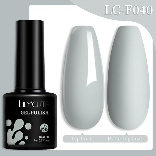 Set de Pegamento para Uñas con Brillo de Color Sólido - Image 75