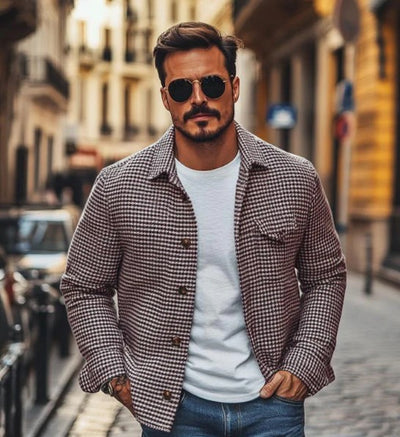 Chaqueta Suelta con Estampado Digital 3D para Hombre - Image 8