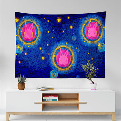 Tapiz Decorativo Nórdico con Estampado Vivo para Dormitorio - Image 9