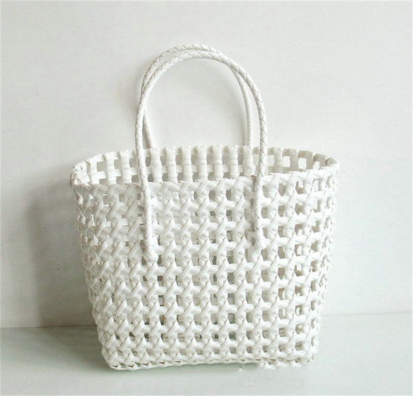 Bolsa Tejida Abierta de Fibra Natural - Cartera Basket Elegante - Image 4