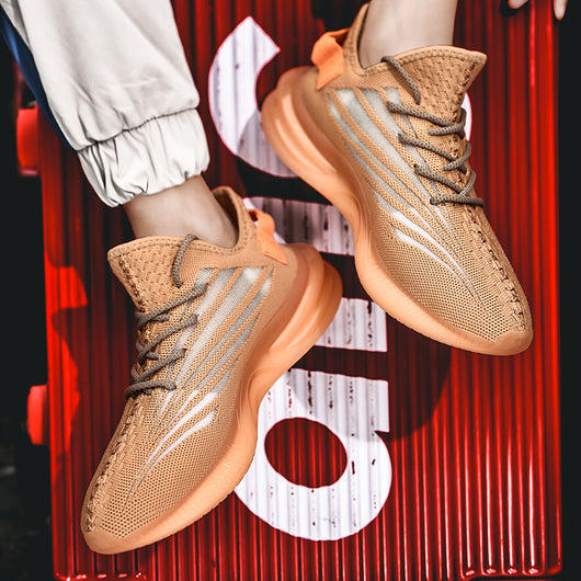 Zapatillas Deportivas Tejidas Volantes para Hombre - Estilo Coreano Transpirable - Image 15