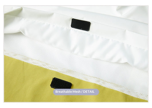 Chaqueta Bomber Impermeable y Cortavientos para Parejas - Diseño Color Block Casual - Image 20