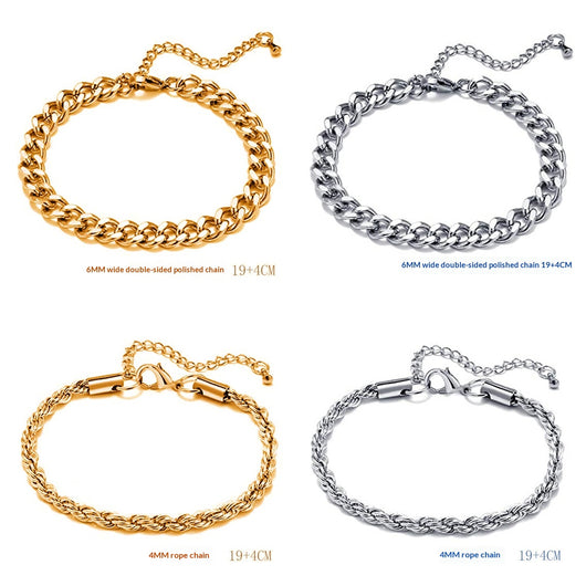 Pulsera de Acero Titanio Minimalista para Hombre - Diseño Retro Artístico - Image 26