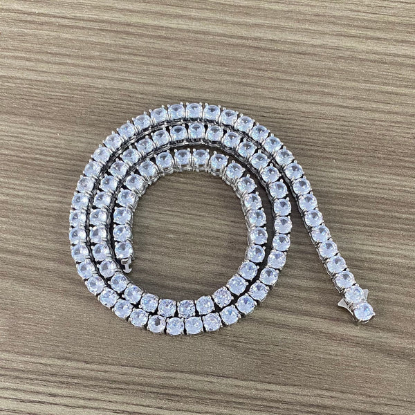 Cadena Hip-hop para Hombre con Diamantes en Fila Simple - Image 6