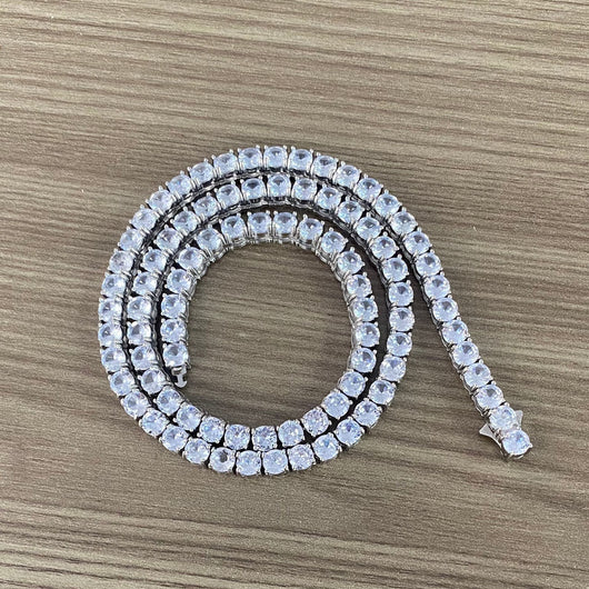 Cadena Hip-hop para Hombre con Diamantes en Fila Simple - Image 6