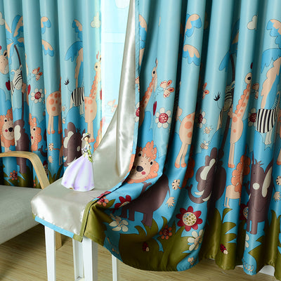 Cortinas Blackout Infantiles con Diseño de Animales - Oscurecimiento Total para Dormitorio - Image 3